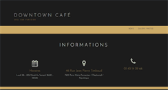 Desktop Screenshot of downtowncafe.fr